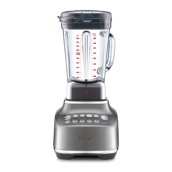 Sage the Q BBL820 Quick Manual