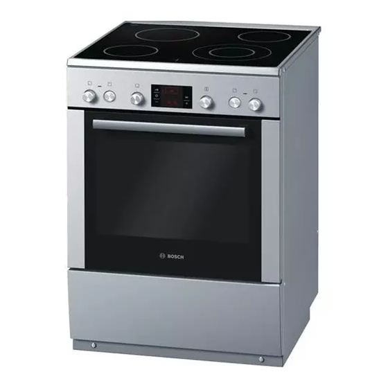Bosch HCE7442 3U Series Instruction Manual