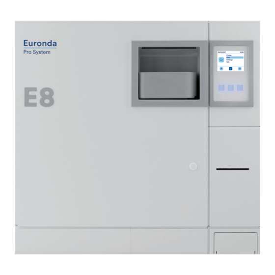 Euronda Pro System E8 Instruction Manual