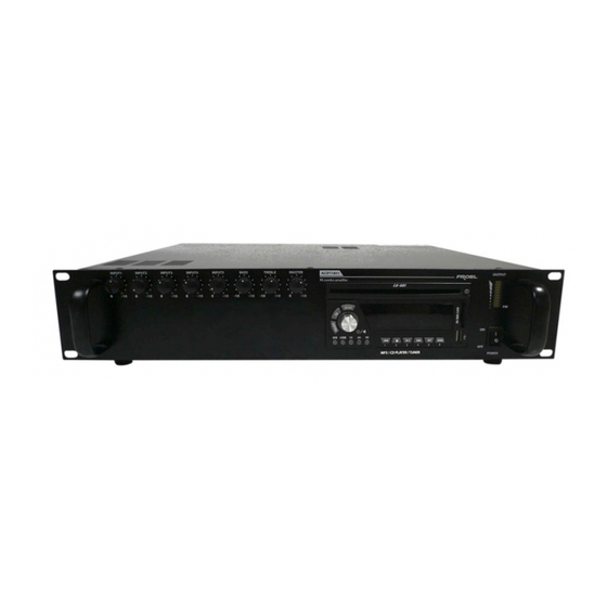 PROEL ACDT180V Manual