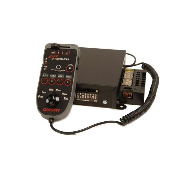 Carson SC-550-10 Installation And Operating Instructions Manual