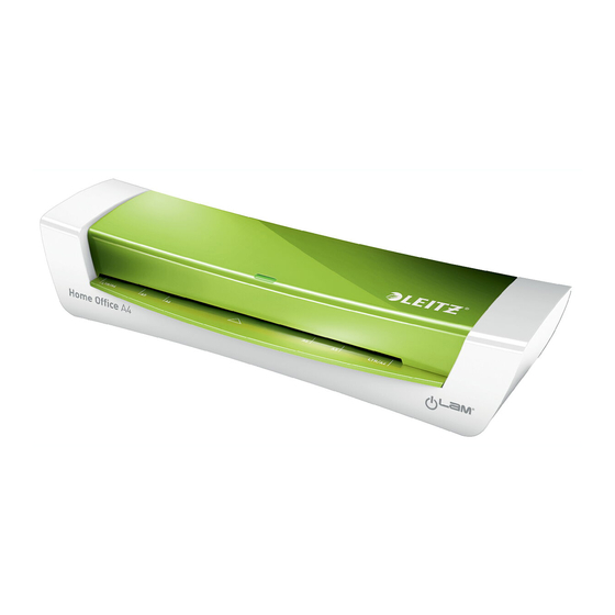 LEITZ iLAM HOME OFFICE A4 Instruction Manual