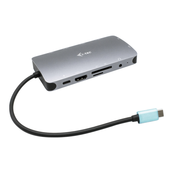 i-tec C31NANODOCKVGAPD User Manual