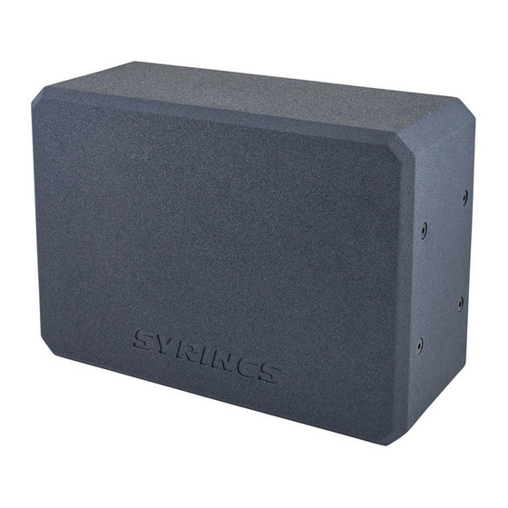 Syrincs I12W User Manual