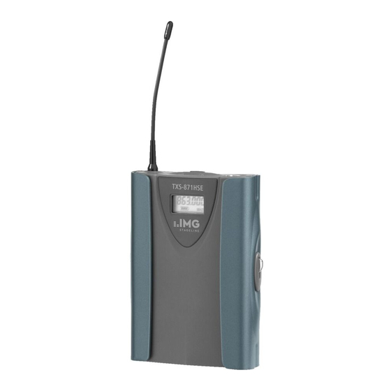 IMG STAGELINE TXS-871HSE Instruction Manual
