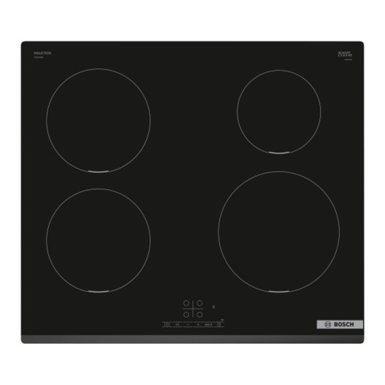 Bosch PIE631BB5E Information For Use