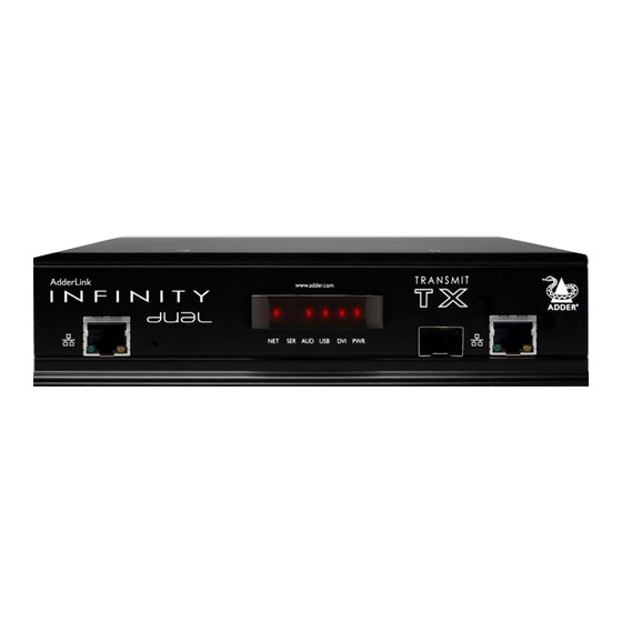 ADDER AdderLink Infinity dual User Manual