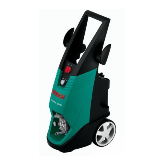 Bosch Aquatak 160 X Original Instructions Manual