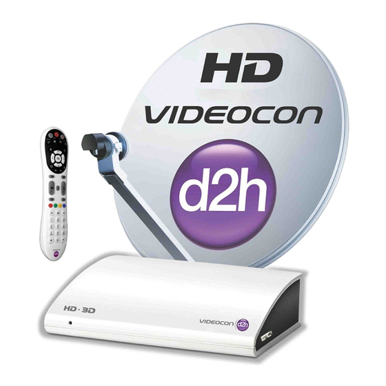 Videocon d2h HD STB User Manual Book