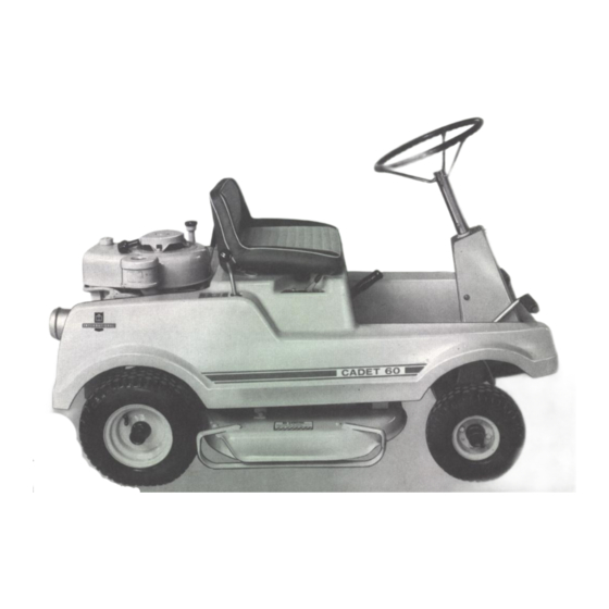 International Harvester Company International Cadet 60 Service Manual