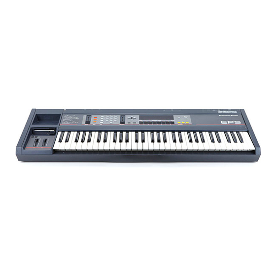 ENSONIQ EPS Service Manual