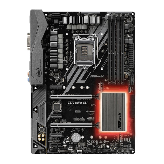 ASROCK Z370 Killer SLI User Manual