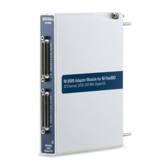 National Instruments NI 6585 Getting Started Manual
