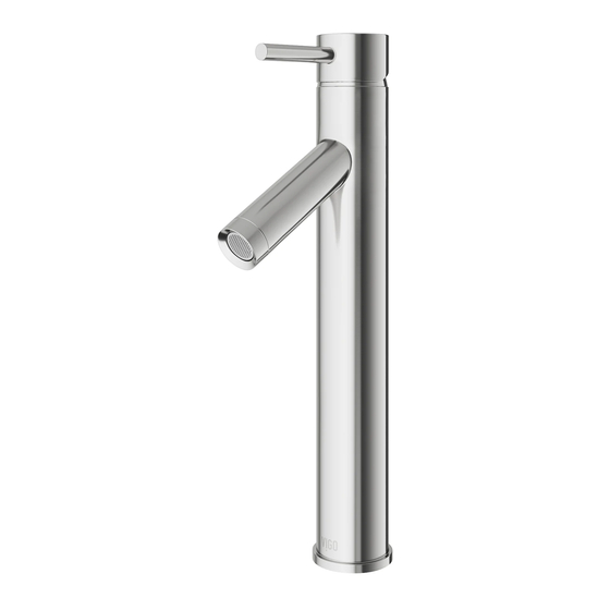 VIGO Dior VG03003BN Installation Instructions