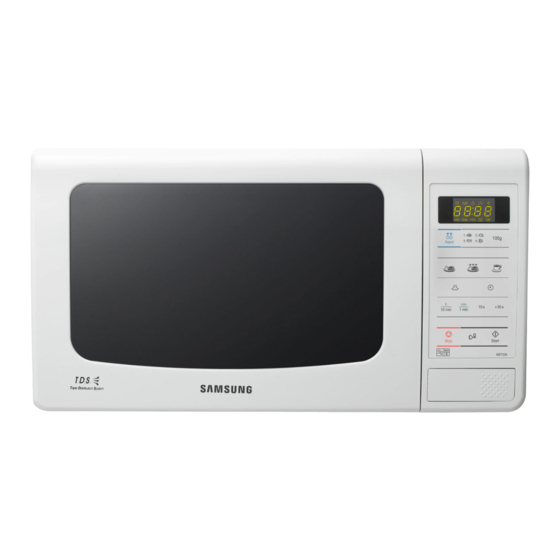 User Manuals: Samsung ME733K Microwave Oven