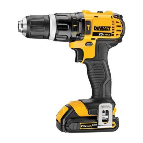 DeWalt DCD785' DCD785M2 Manuals