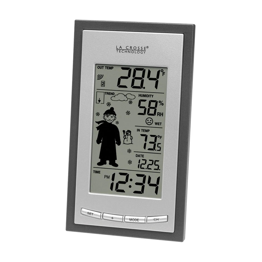 La Crosse Technology WS-9630TWC-IT Instruction Manual