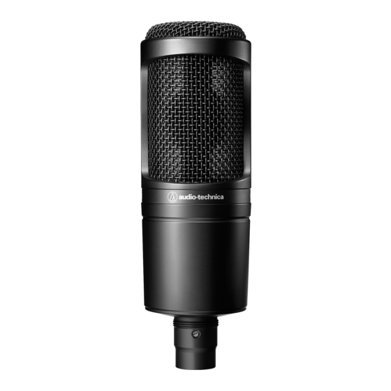Audio Technica AT2020 Operation And Maintenance