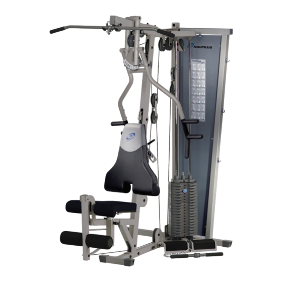 Nautilus Be Strong NS 200X Owner's Manual