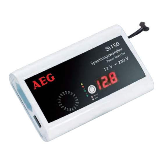 AEG Si 150 Operation And Safety Notes