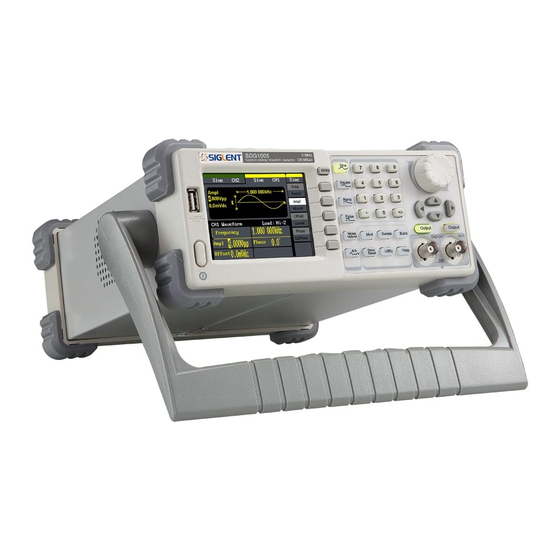 SIGLENT TECHNOLOGIES SDG1000 Series Service Manual