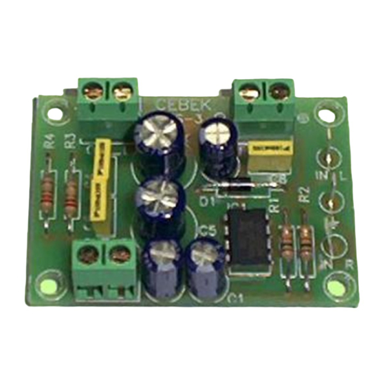 CEBEK ES-3 Quick Start Manual