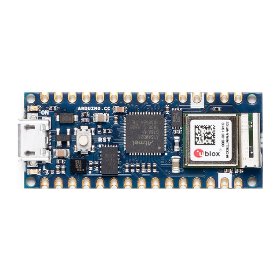 Arduino ABX00032 Product Reference Manual