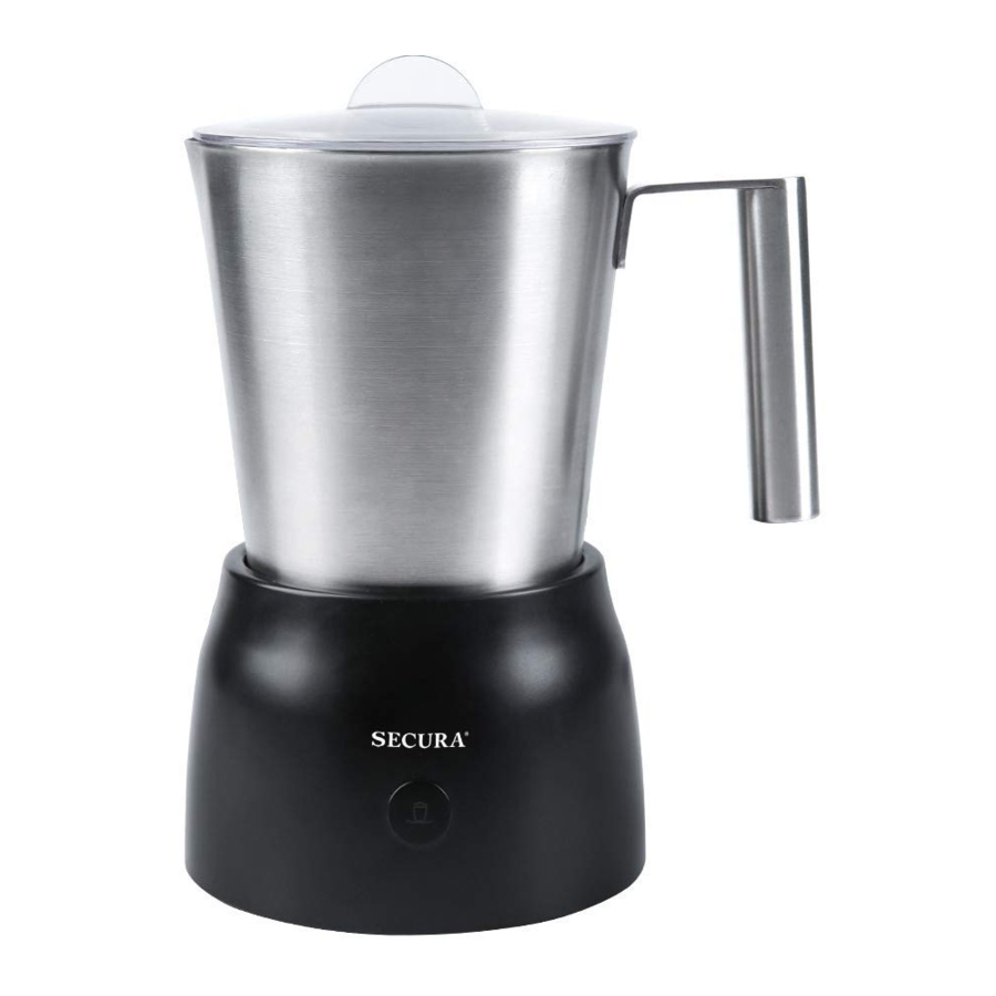 Secura F280R - Automatic Milk Frother Manual