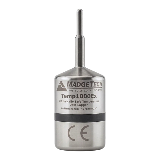 MadgeTech Logicbus Temp1000Ex Product User Manual