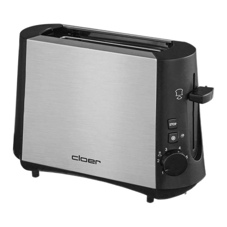 Cloer 3890 Manual