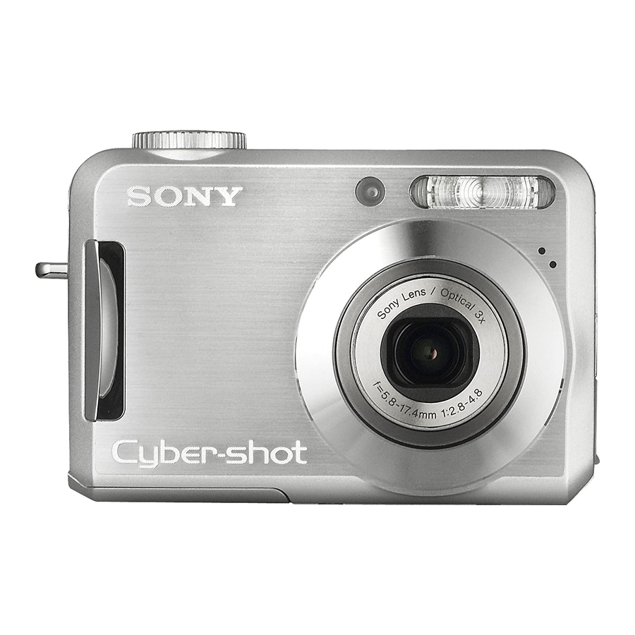 Sony DSC S700 - Cyber-shot Digital Camera Service Manual
