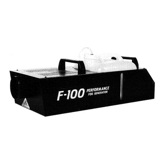 High End Systems F-100 User Manual