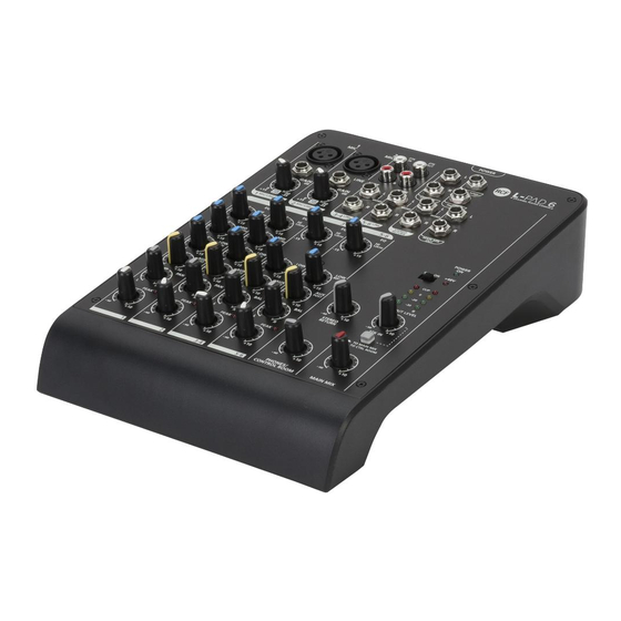 RCF L-PAD 6 Owner's Manual