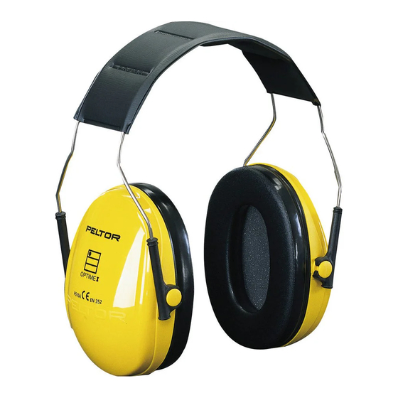 3M Peltor Optime I H510A Manual