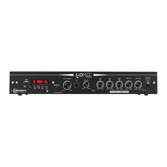 Taramps Homee Life Sound THS 3600 Manuals