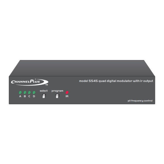 Channel Plus 5525 Installation Manual