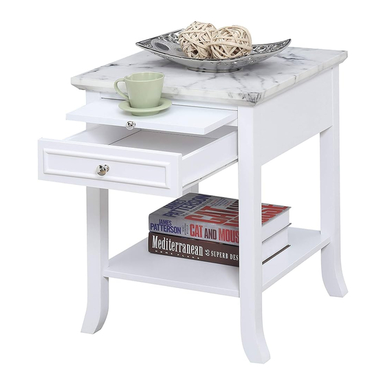 convenience concepts AMERICAN HERITAGE LOGAN 7102045 Assembly Instructions