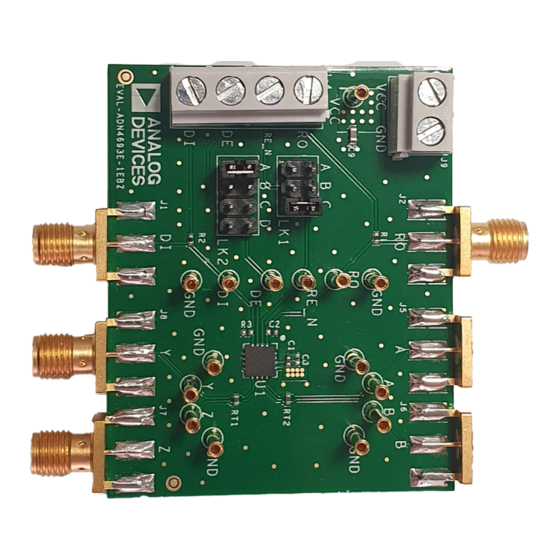 Analog Devices EVAL-ADN4693E-1 Quick Start Manual