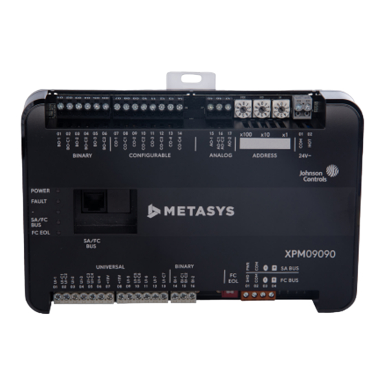 Johnson Controls M4-XPM Installation Manual