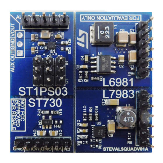 ST STEVAL-QUADV01 User Manual