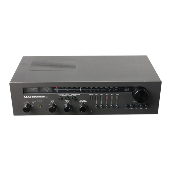 Akai AA-1010L Service Manual