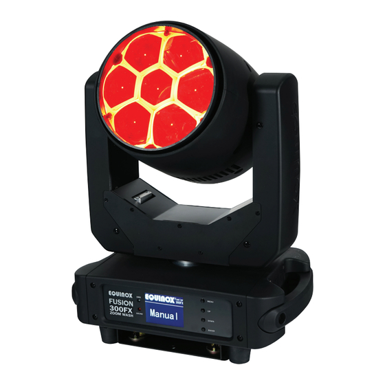 Equinox Systems Fusion 300FX Zoom Wash User Manual