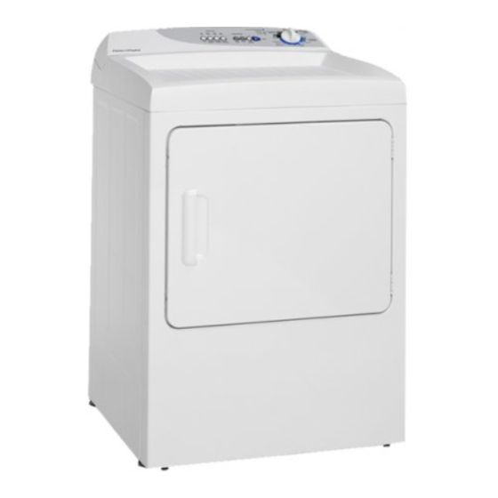 Fisher & Paykel DE60FA2-96983 Use And Care & Installation Instructions Manual