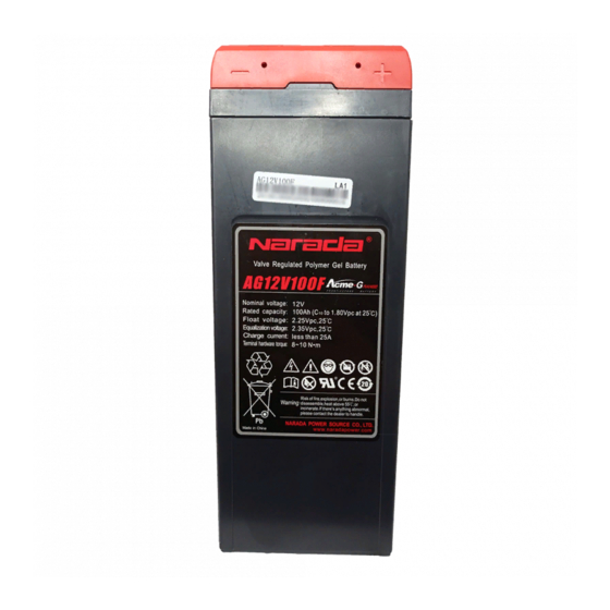 Narada ACMEG AG12V100F Operation Manual