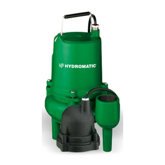 Pentair Pool Products Hydromatic SP40 Installation And Service Manual