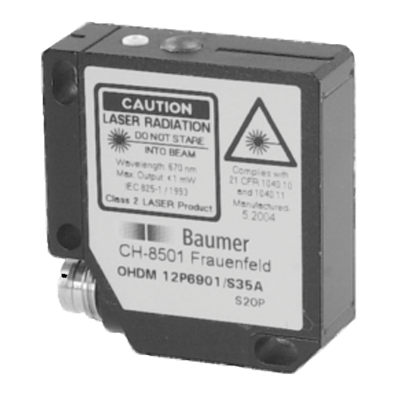 Baumer OHDM 12N6901/S35A Quick Start Manual