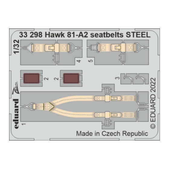 Eduard 33 298 Assembly Instructions