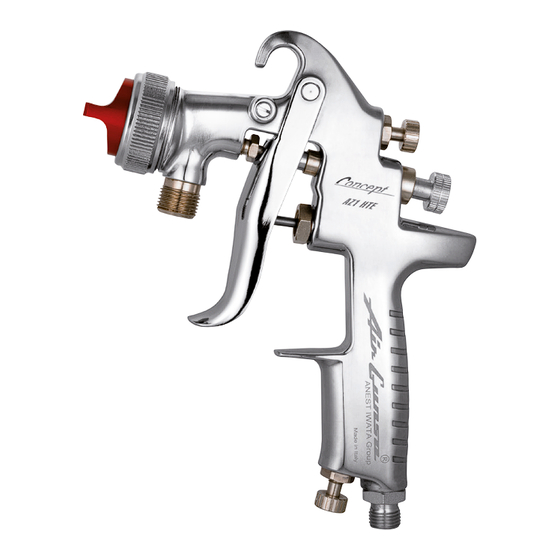 Anest Iwata Air Gunsa Concept AZ1 HTE 2P Installation, Use & Maintenance Instruction Manual