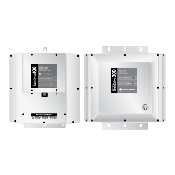 Franklin Electric SubDrive NEMA 4 Instruction Manual