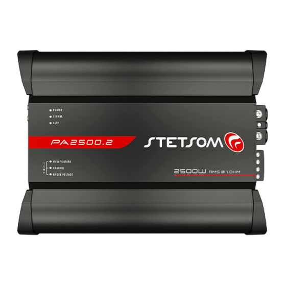 StetSom PA2500.2 User Manual